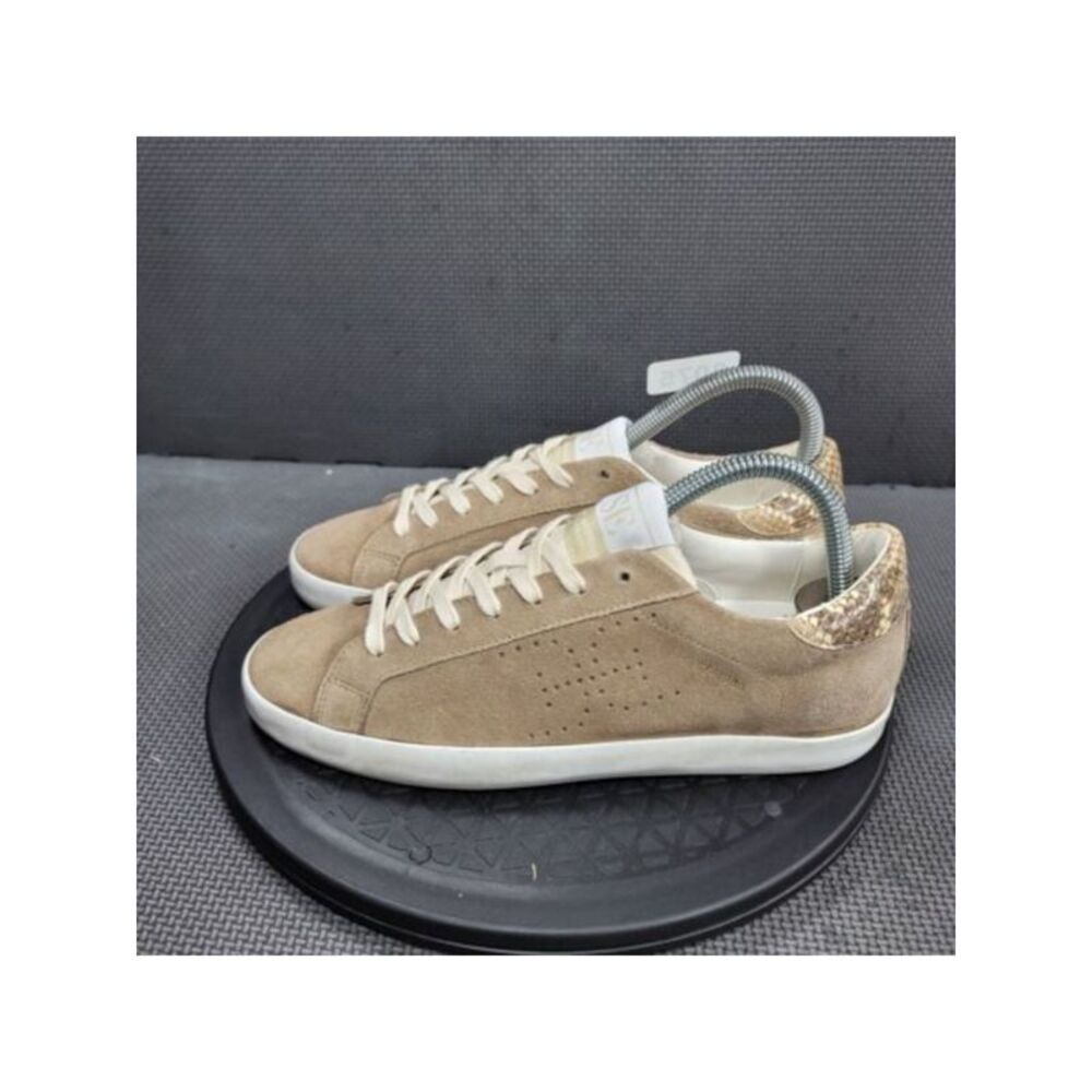 Sam Edelman Tan Suede Sneakers